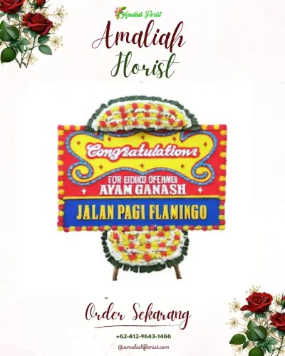Bunga Papan Congratulation di Kebonlegi
